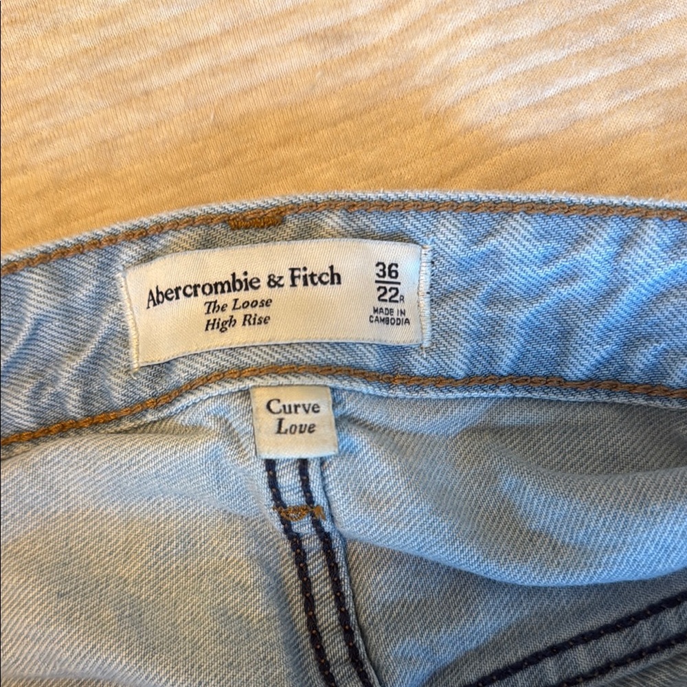 Abercrombie & Fitch Light Blue High Rise Jeans
